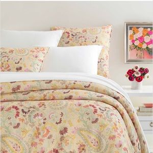 Pine Cone Hill Ines King Duvet Cover. Brand New Annie Selke